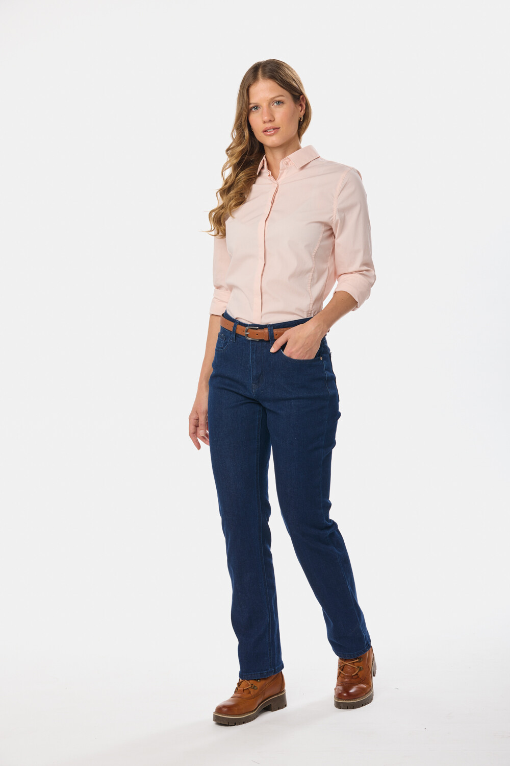 PANTALÓN DE JEAN CLÁSICO Azul