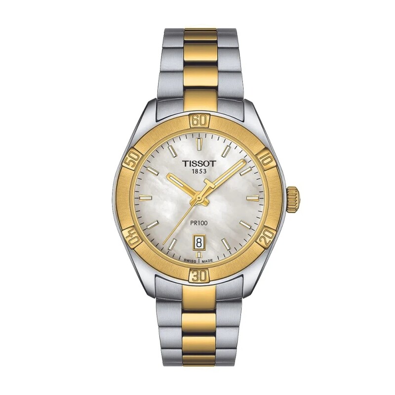 Reloj Tissot PR 100 Sport Chic T1019102211100 acero para mujer Plateado