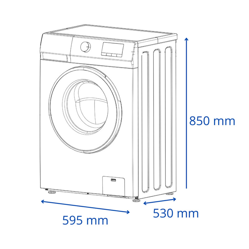 Lavarropas James 6kg Carga Frontal Lr 1006 Bl G5 Blanco Lavarropas James 6kg Carga Frontal Lr 1006 Bl G5 Blanco