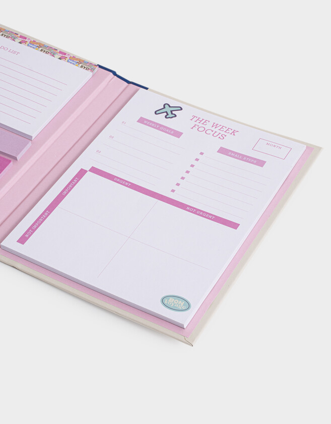 Librería Sets Set De Notas Adhesivas - Blanco Crudo