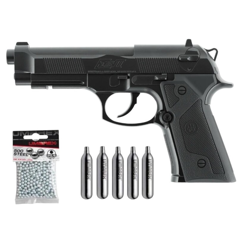 Combo Co2 Beretta Elite II Calibre 4,5mm Combo Co2 Beretta Elite II Calibre 4,5mm
