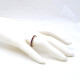 Anillo Sin Fin Con Rubies Sinteticos Anillo Sin Fin Con Rubies Sinteticos