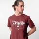T-Shirt Print V27 Original Marsala