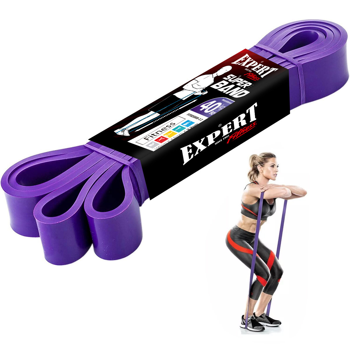 Super Band Profesional 32mm Entrenamiento Fitness Gym 