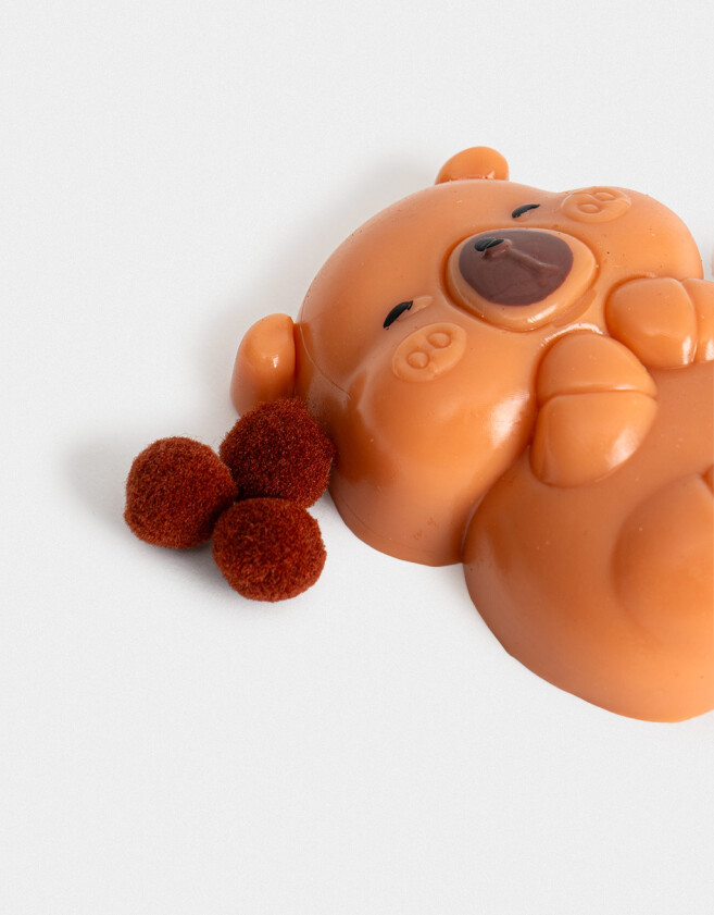 Lúdico Juguetes Mini Squishy En Forma De Capibara - Marron Medio