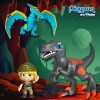 Muñeco Pinypon Action Pack Dos Dinosaurios Y Una Figura Muñeco Pinypon Action Pack Dos Dinosaurios Y Una Figura