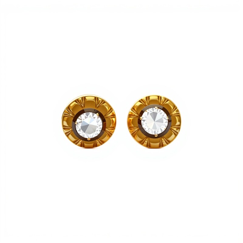 Abridores Zirconia blanca-Oro Bajo-Zirconia blanca-AB8053 conpiedra