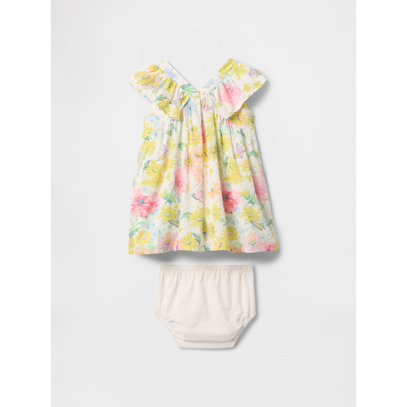 IE VNECK RUFFLE DRESS SP MULTI FLORAL SP25