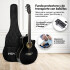 Guitarra Electro Acustica Tamaño 4/4 39 Para Diestros Con Funda Y Equalizador Clasica Imback Color Negro Guitarra Electro Acustica Tamaño 4/4 39 Para Diestros Con Funda Y Equalizador Clasica Imback Color Negro