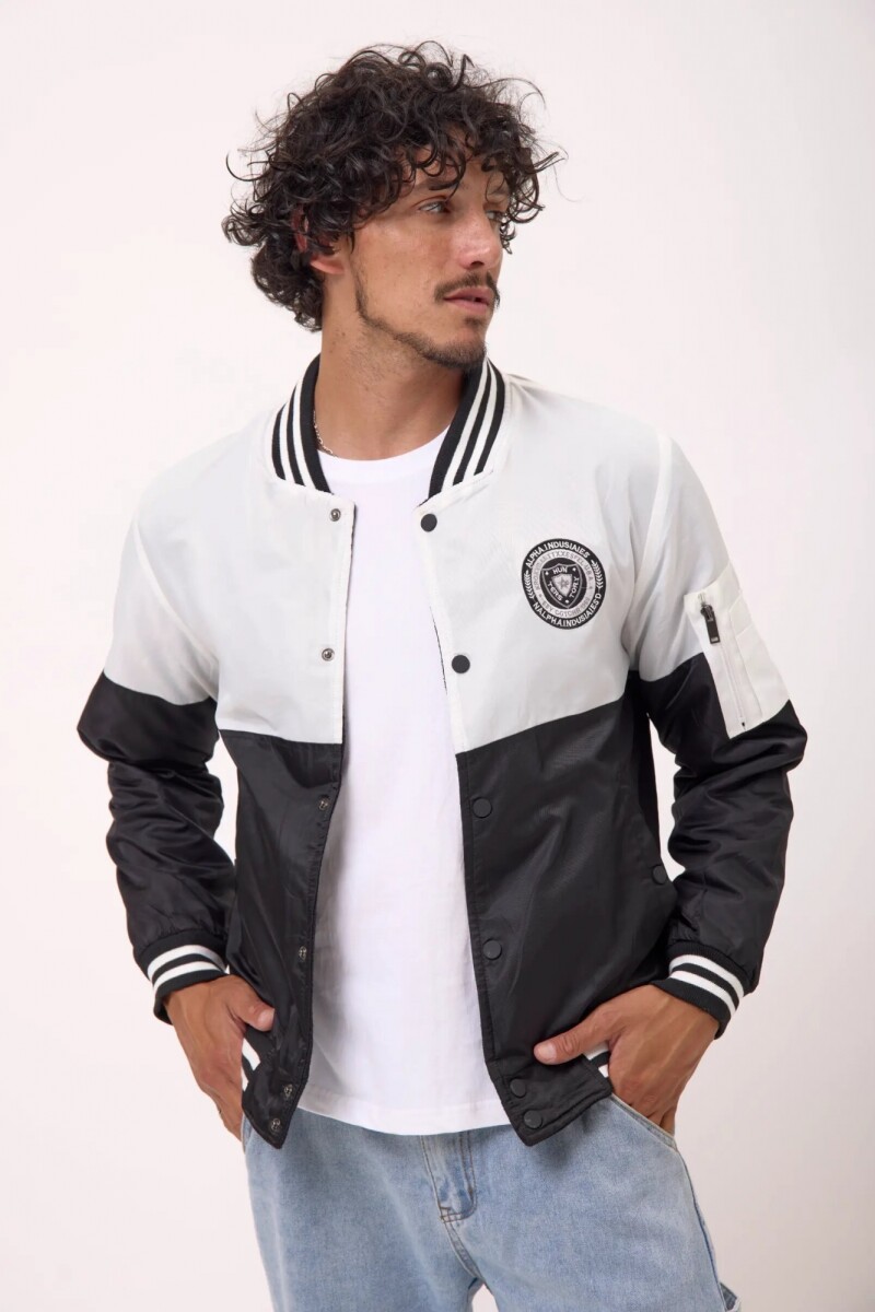 Bomber dos Colores Blanco