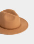 Sombreros Boho Sombrero Fedora - Marron Camel