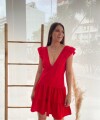 Vestido Muna rojo