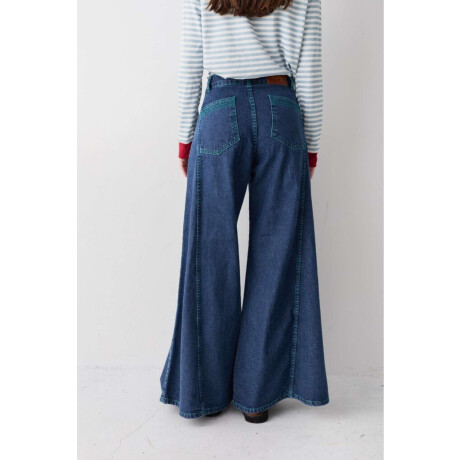 PRE VENTA JEAN WIDE XL LINES Azul