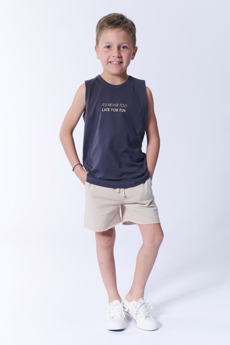Short deportivo liviano Taupe