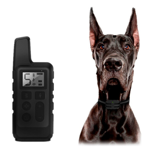 Collar Antiladridos Control Remoto Sumergible Entrenamiento Variante Color Negro