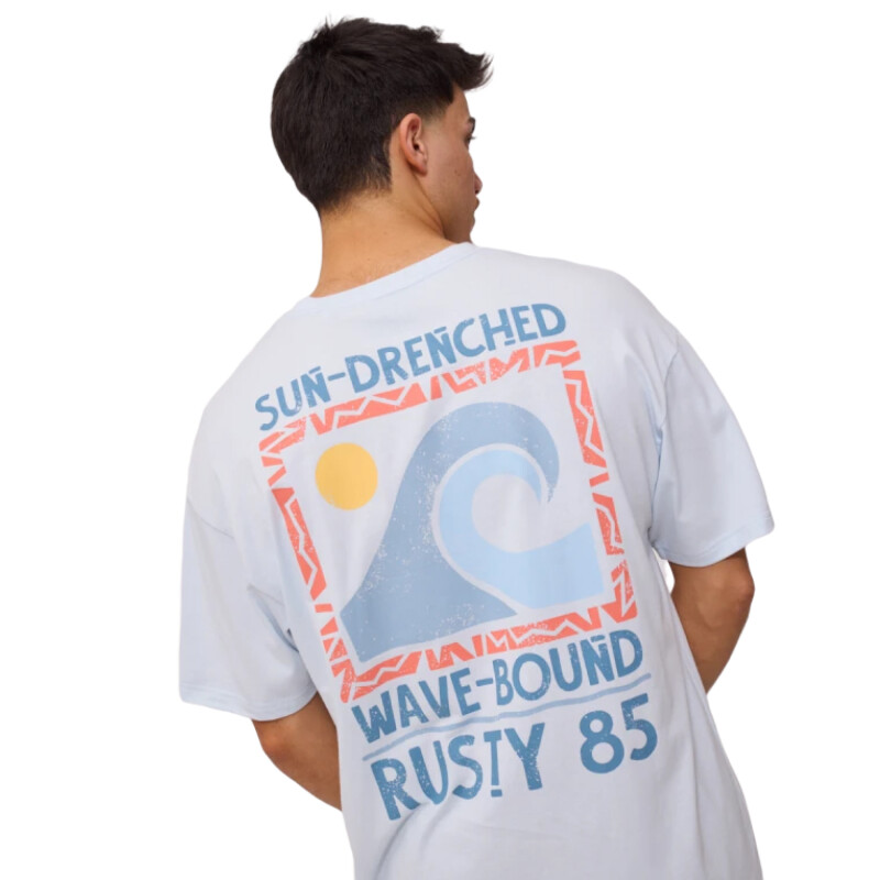 Remera Rusty Rael - Celeste Remera Rusty Rael - Celeste
