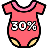 30% Ropa