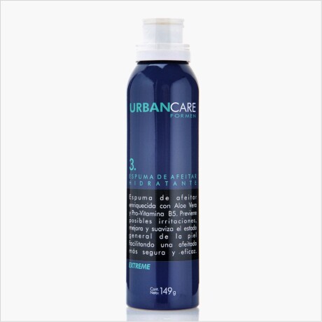 Espuma de Afeitar Urban Care For Men Extreme 149g Espuma de Afeitar Urban Care For Men Extreme 149g