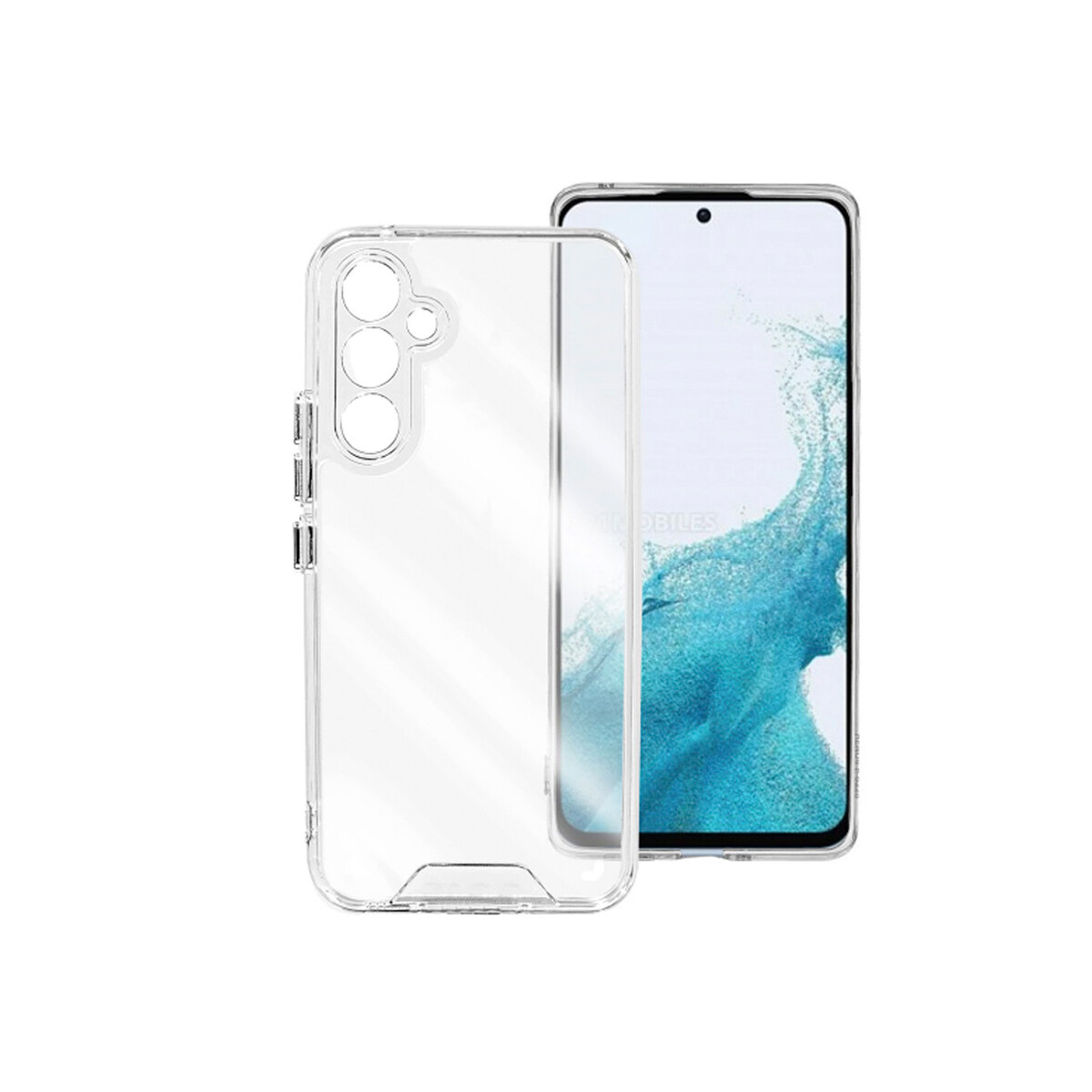 Protector para Samsung Galaxy A55 rígido transparente 