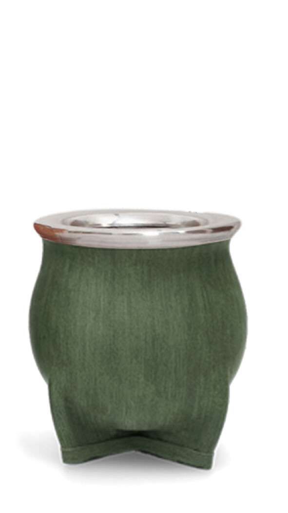 MATE DE CERÁMICA CHICO DELTA TEXTURADO OLIVA
