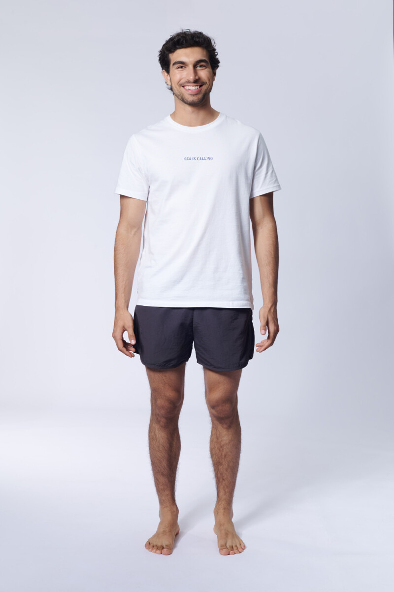 Short de baño runner - Negro 
