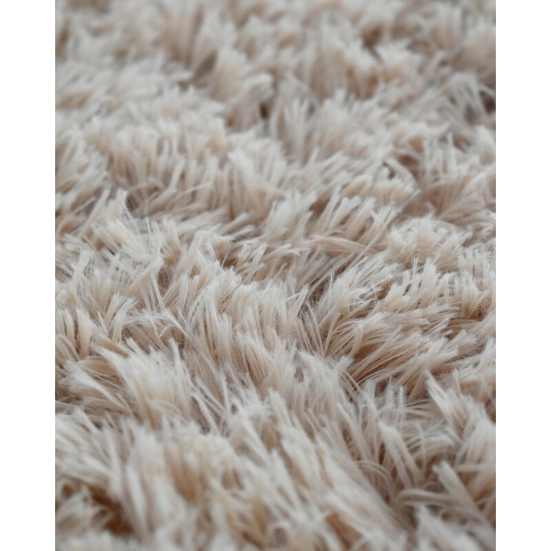Alfombra Peluda Lumax Shaggy 1.5 X 2.0 Mts Marrón