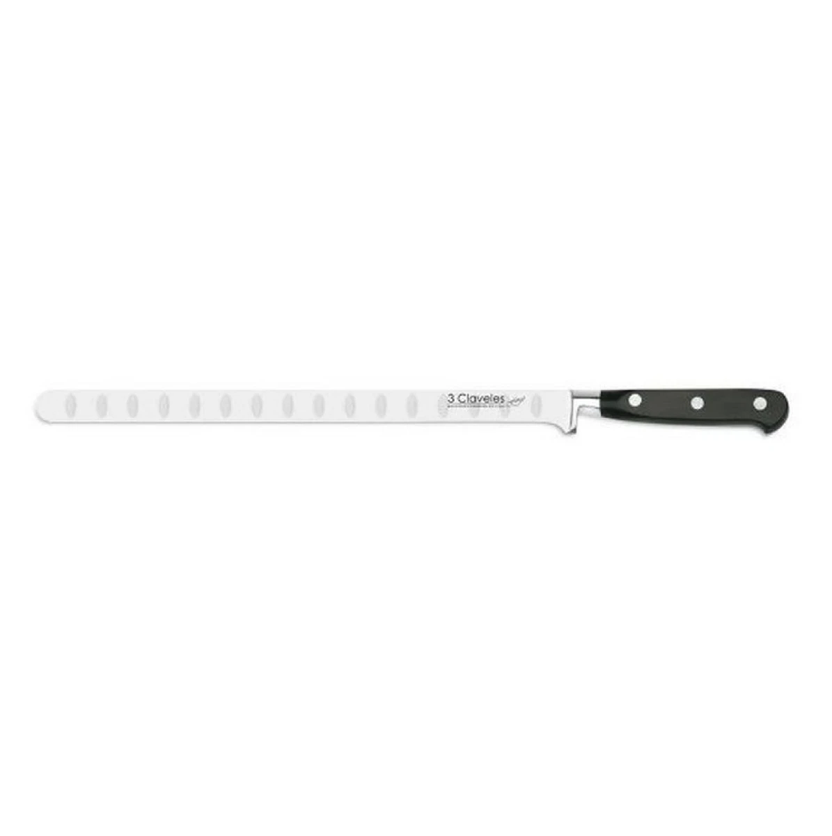 CUCHILLO SALMON 30 CM MANGO FORGE 3 CLAVELES 