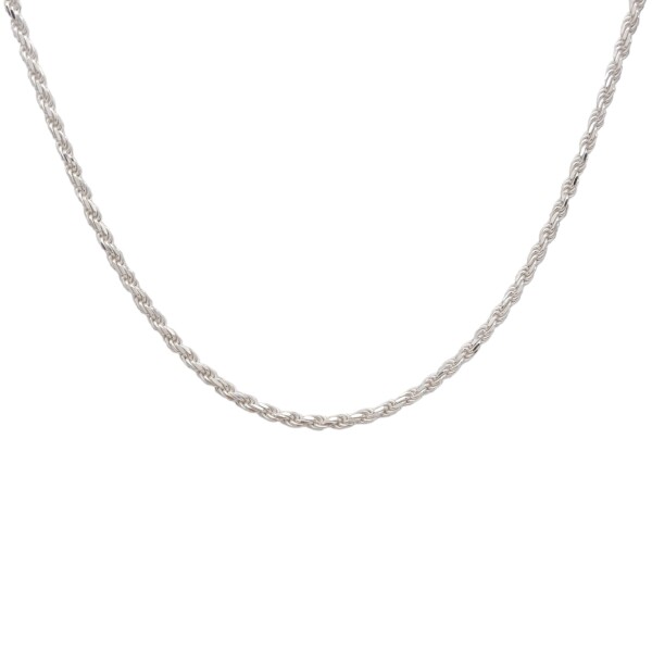 Cadena Salomónica-Plata 925-Sin Piedra-CD3090 sinpiedra