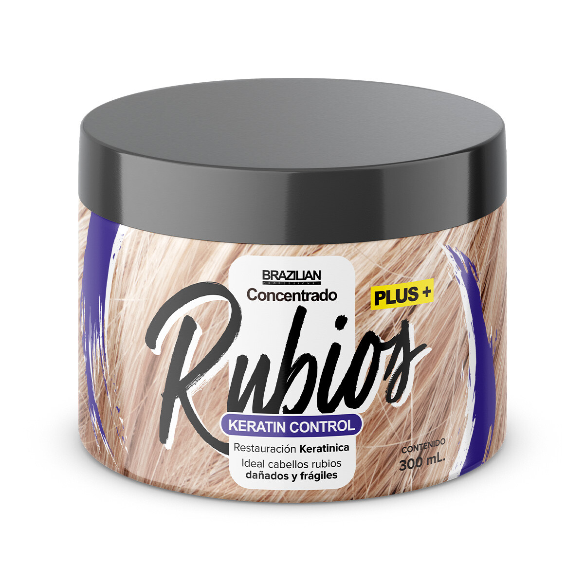 CREMA DE TRATAMIENTO BRAZILIAN 300 ML KERATINA RUBIOS 