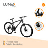 Bicicleta Montaña 26 Cuadro Aluminio Freno Disco 21 Cambios Negro