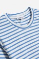 Remera cuello a la base AZUL