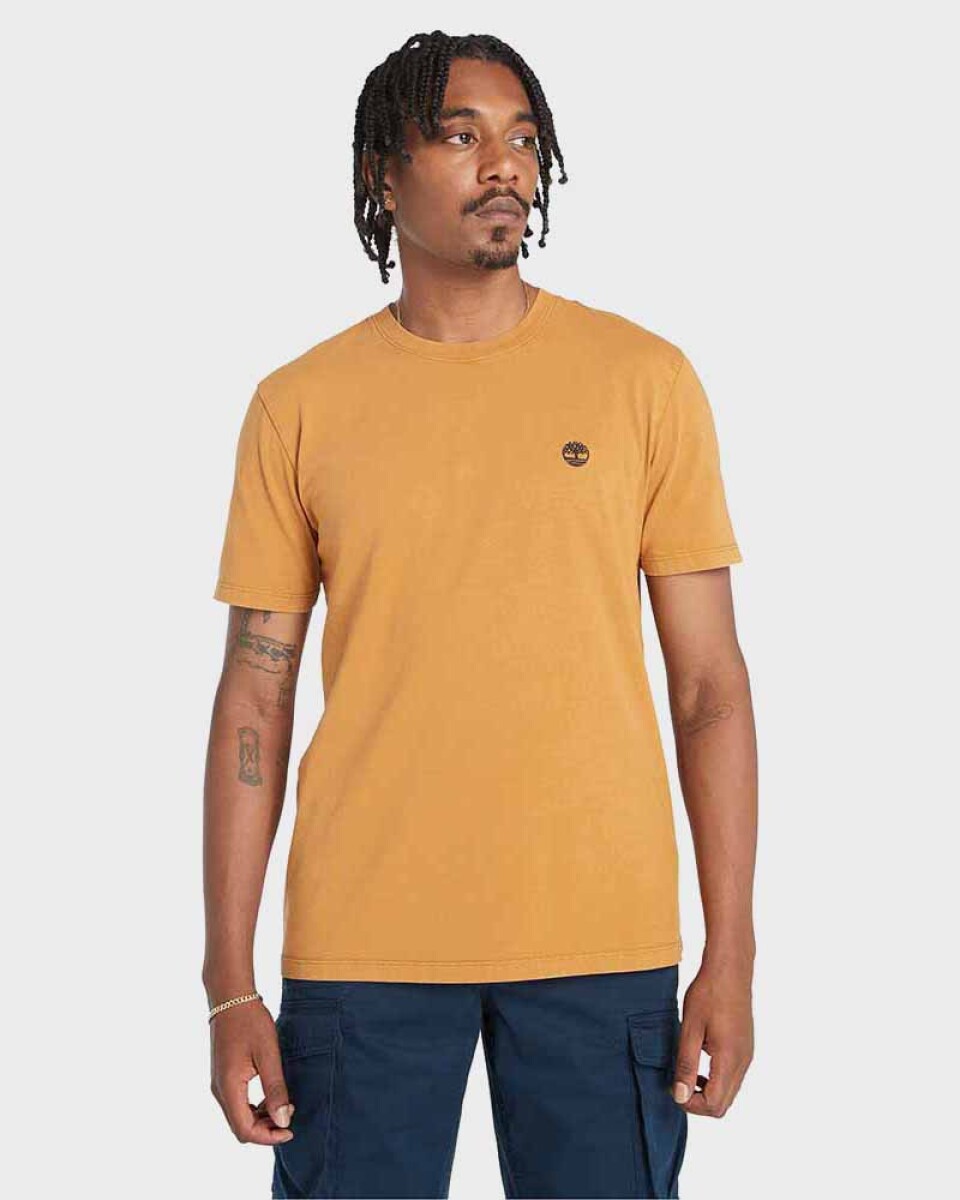 Polera Oyster River Logo Garment Dyed SS Tee Hombre - P47 