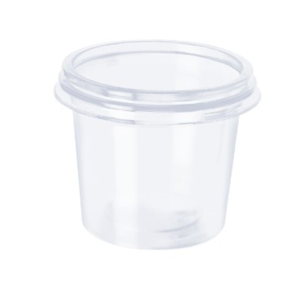POTE KIT PP CON TAPA 140 ML 7.5X5.9 TRANSPARENTE