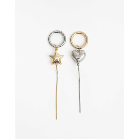 Set De 2 Llaveros Regalables Combinacion Bicolor