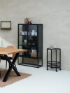 Vitrina VIRUM 2 puertas negro Vitrina VIRUM 2 puertas negro