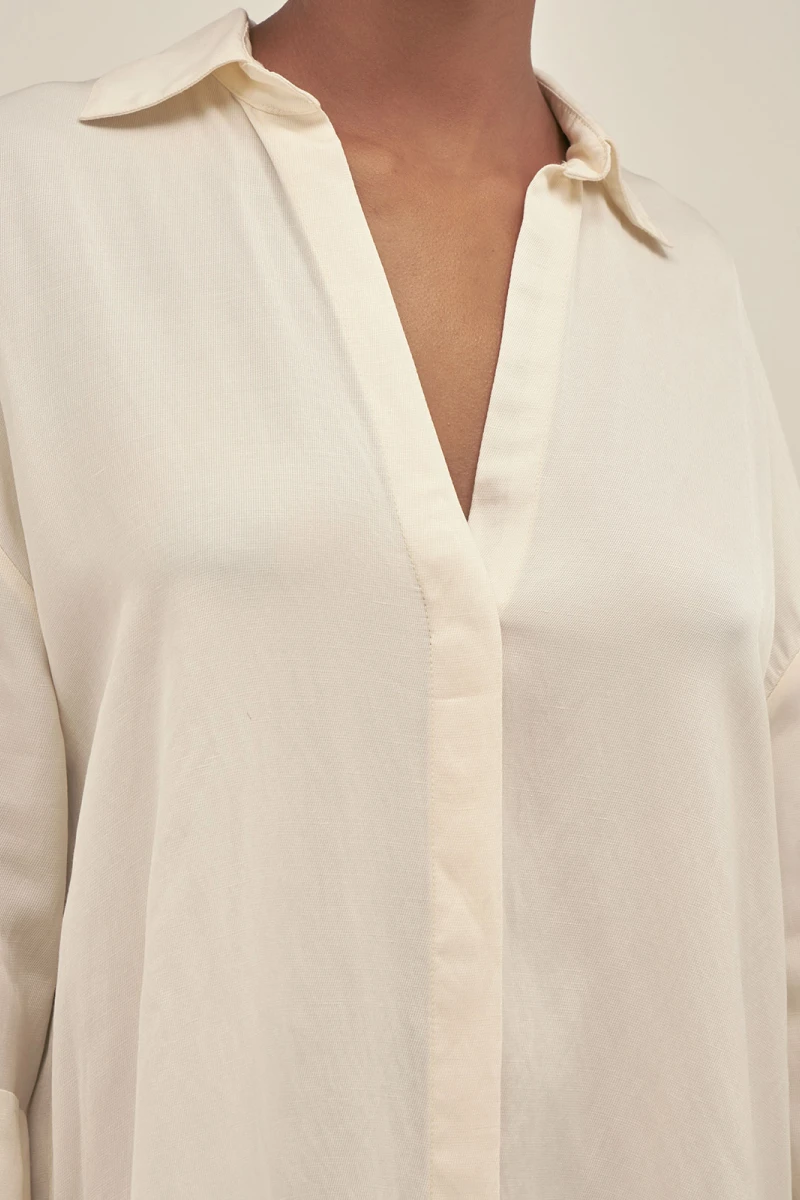 MARTI LONG SHIRT Cream