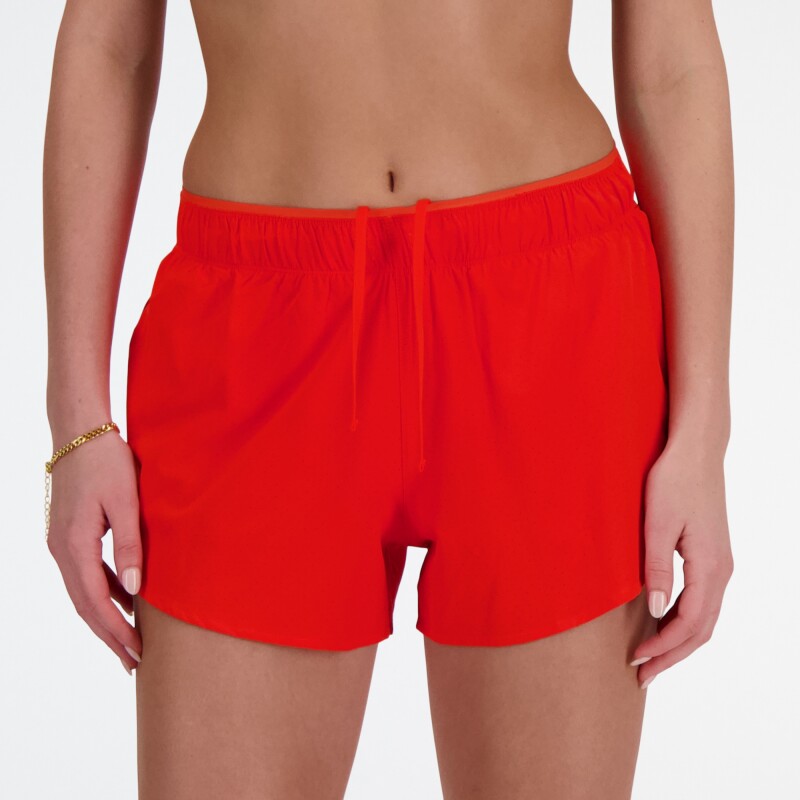 Short New Balance de Dama - RC SEAMLESS 3 INCH - WS41286NEF ORANGE