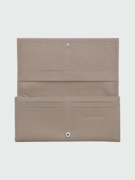 Billetera Larga Continental Le Roseau Gris