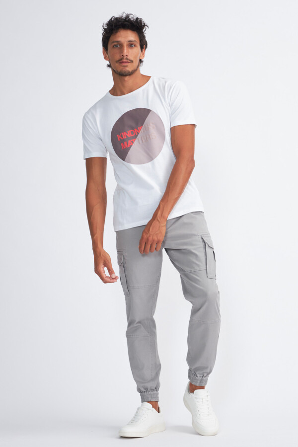 Pantalón cargo jogger Gris