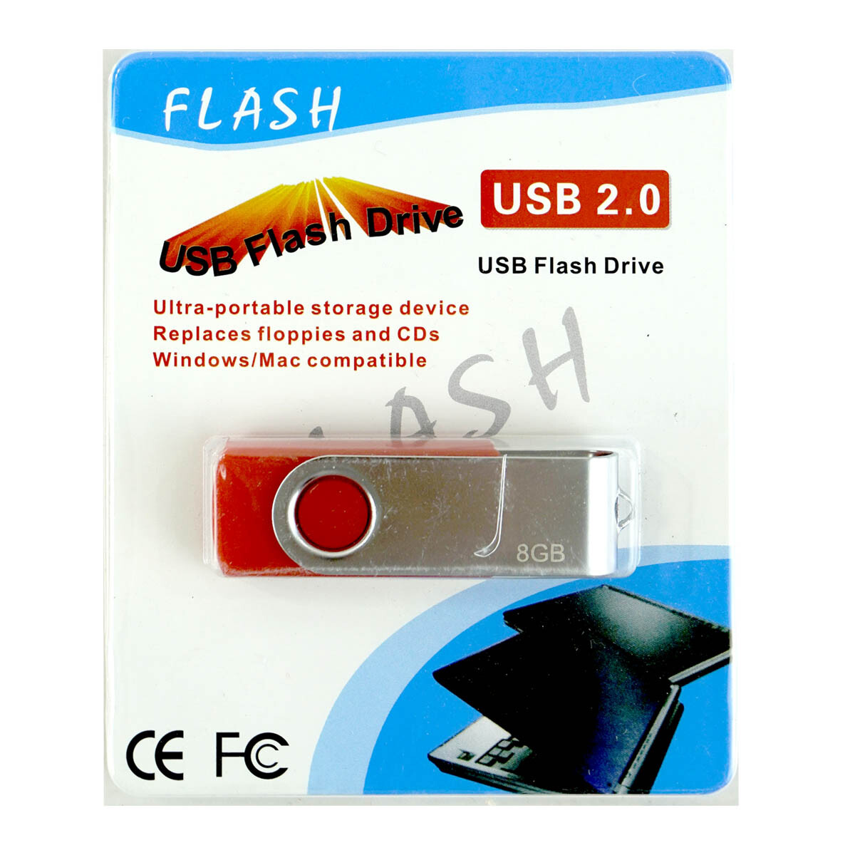 PENDRIVE 8G USB 2.0 / 3.0 6.5CM 