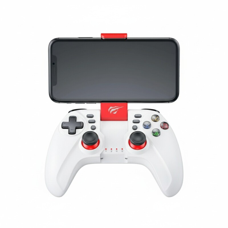 Joystick Inalambrico Havit G158BT Blanco Con soporte para celular Joystick Inalambrico Havit G158BT Blanco Con soporte para celular