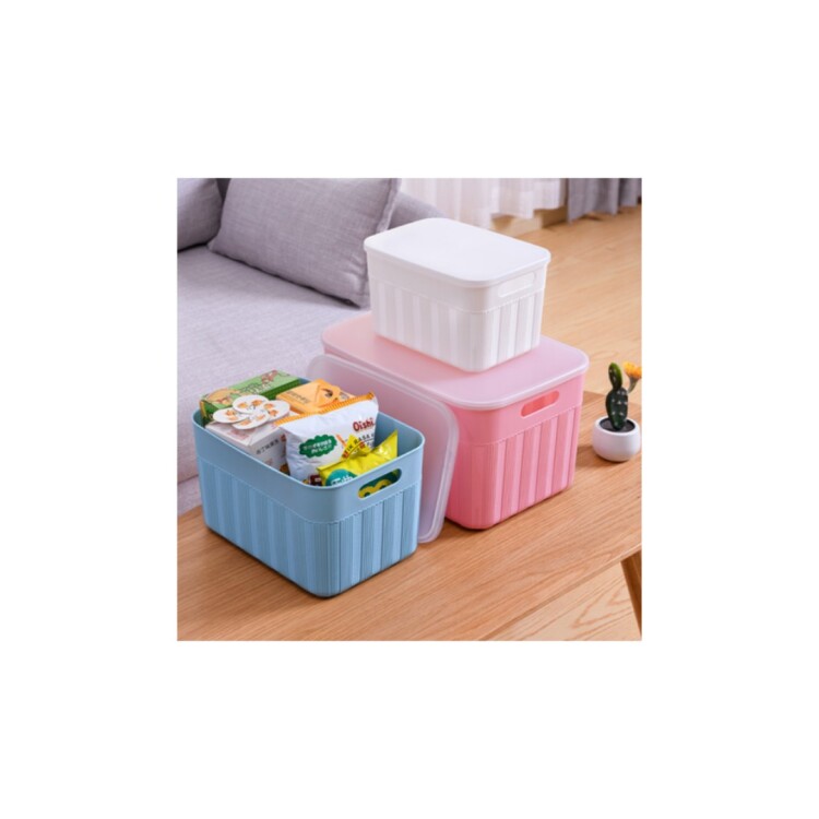 CAJA ORGANIZADORA 12LTS 31X22,5X19,5CM MULTICOLOR