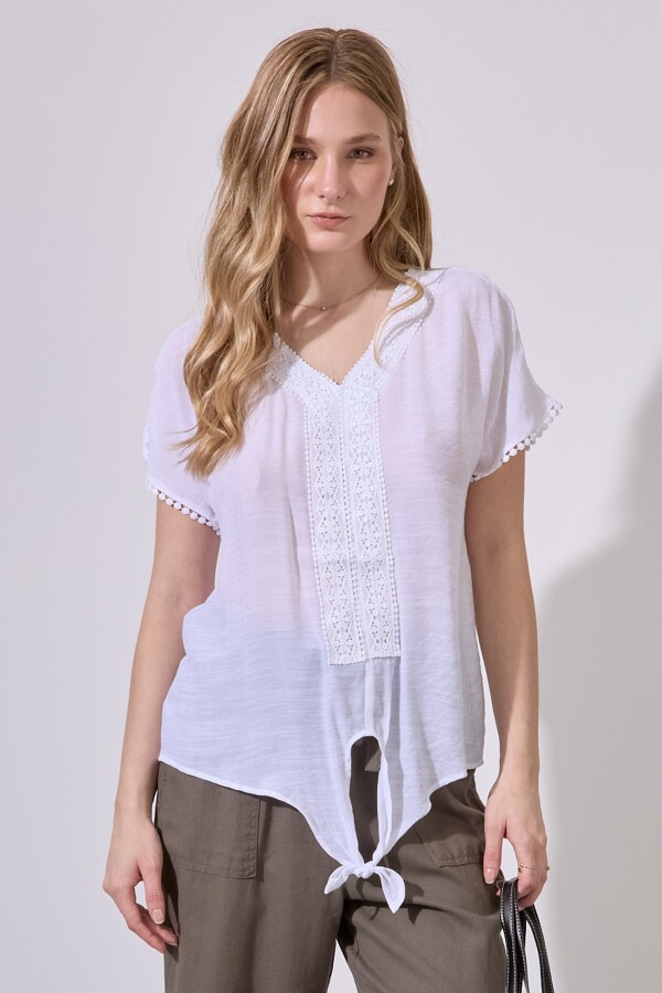 Blusa Broderie BLANCO