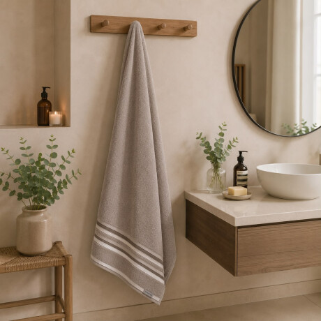 Toalla de Baño en Aldogón 86x150cm Lumina Beige
