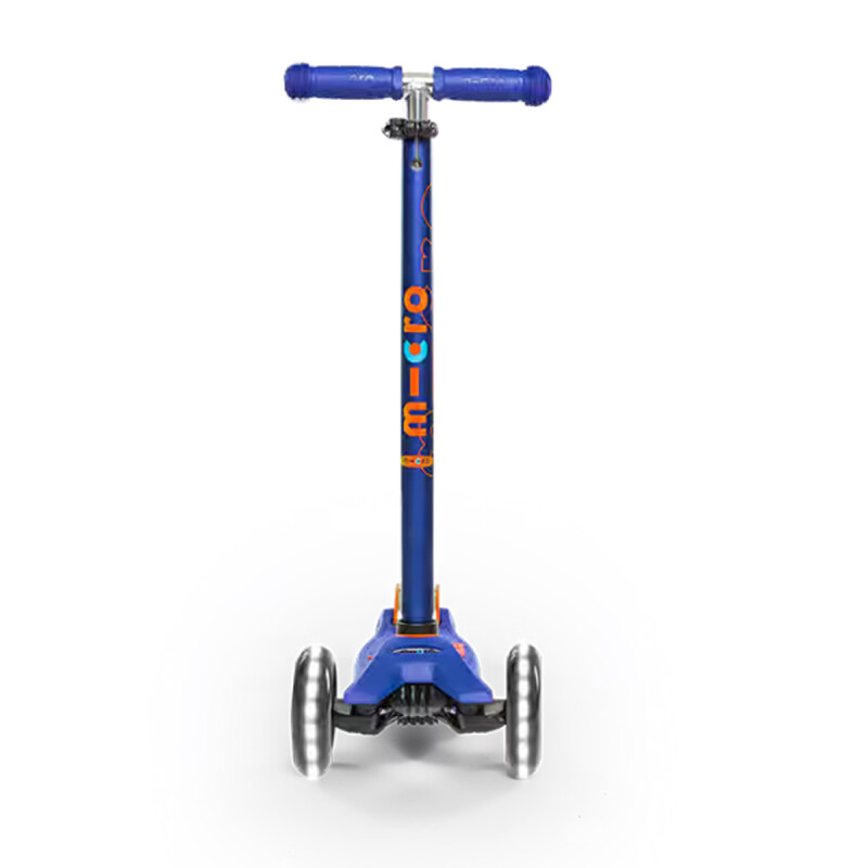 Monopatín Maxi Micro Deluxe Led Azul
