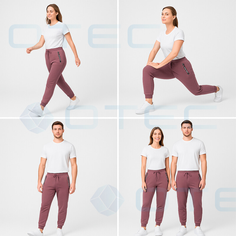 Pantalón Jogging Deportivo Lila Talla M-L