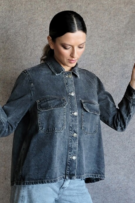 Sobrecamisa Ginebra Denim Negro