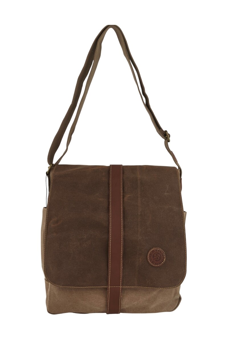 Morral clásico de lona Marrón