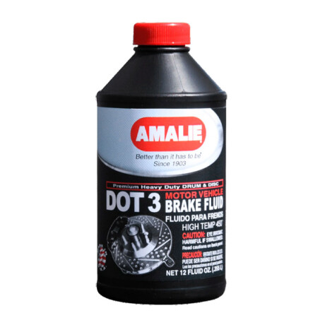 QUIMICOS VARIOS - LIQUIDO FRENO 355CC. DOT.3 AMALIE MOTOR OIL QUIMICOS VARIOS - LIQUIDO FRENO 355CC. DOT.3 AMALIE MOTOR OIL