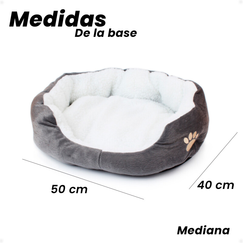 Cucha Portátil Para Mascota 40x50cm Gris